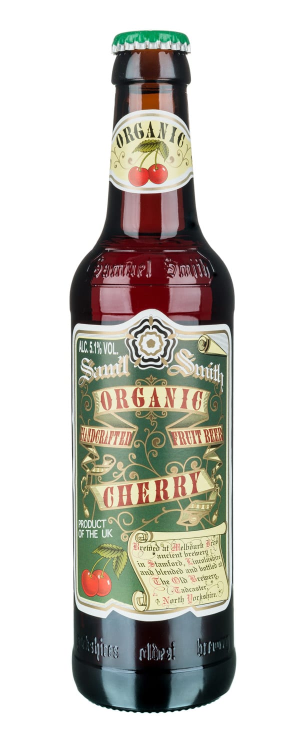 Samuel Smith`s Organic Cherry 0,355l-  Kirschbier aus Großbritannien mit 5,1% Vol.