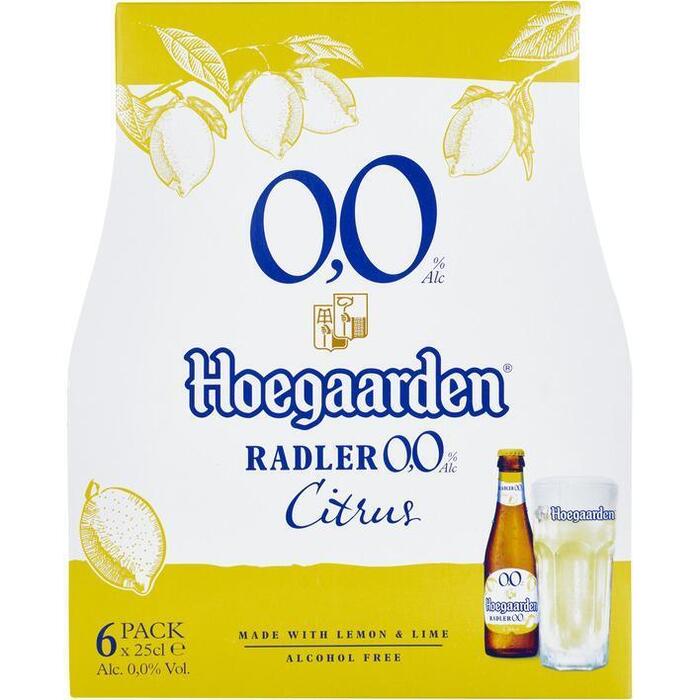 Hoegaarden Radler 0,0% Vol. - alkoholfreies Zitronen Radler aus Belgien
