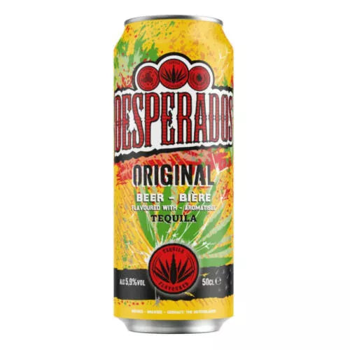 Desperados Tequila Bier 0,5l - Das Original in der Dose mit 6% Vol.