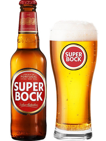 Super Bock 0,33l - das bekannteste Bier aus Portugal mit 5,2% Vol.