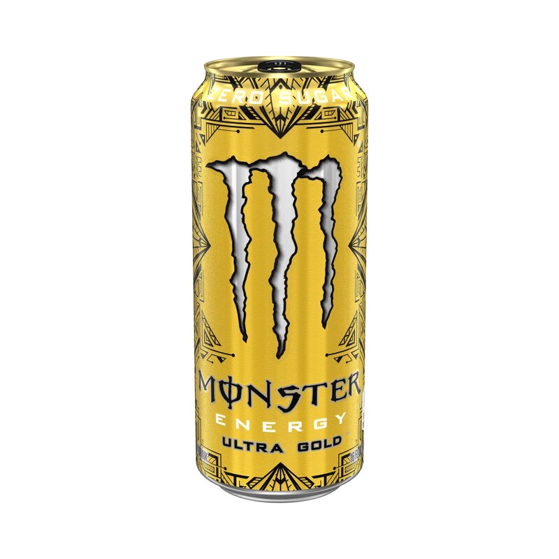 Monster Energy Ultra Gold- mit Ananasgeschmack