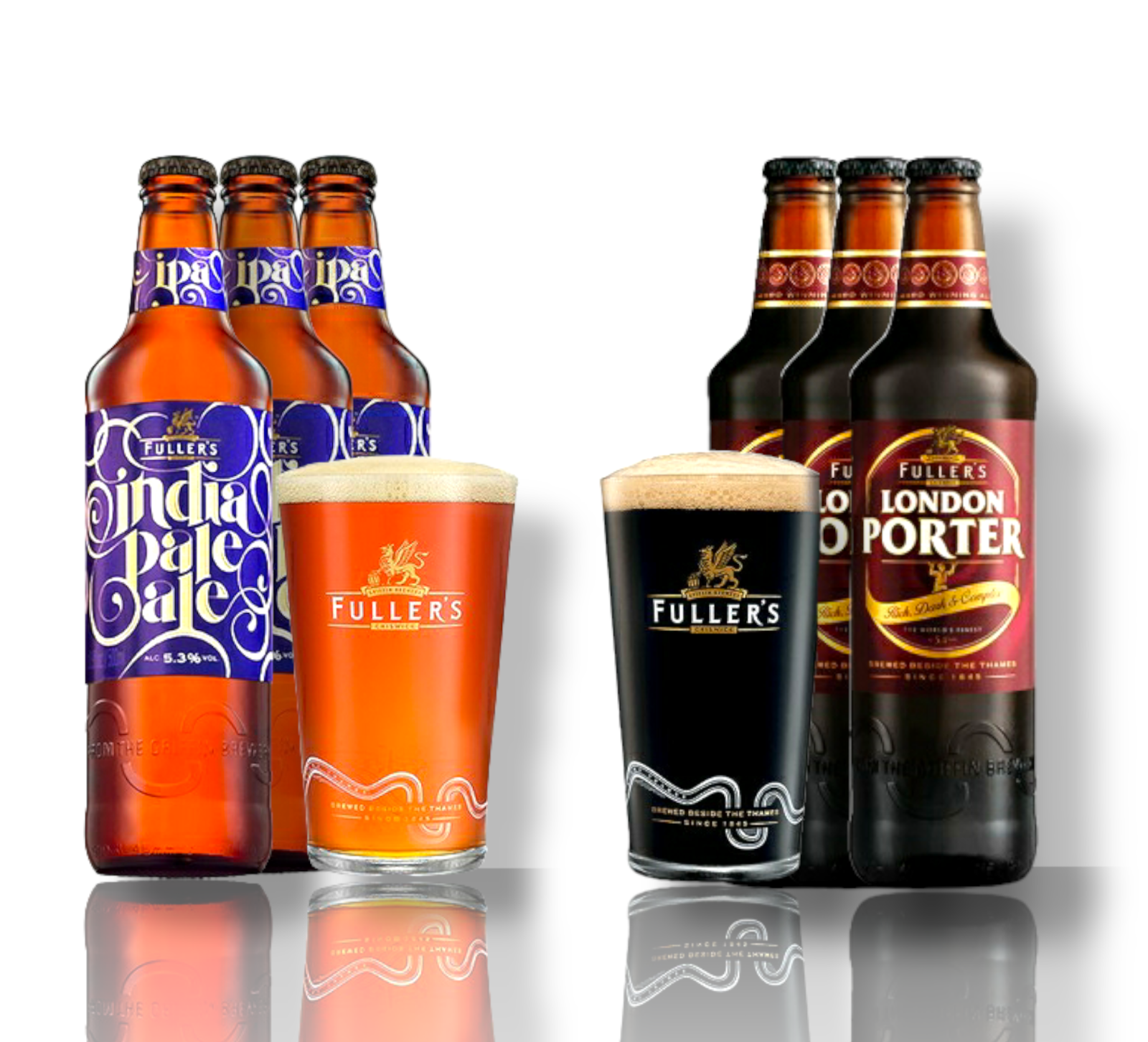 Fullers Brewery Bier im Mix - 3 x Fullers India Pale Ale + Fullers London Porter