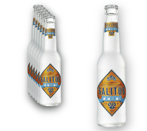 6 Flaschen Salitos ICE à 0,33 l – spritziger Mix mit 5,2 % Vol.