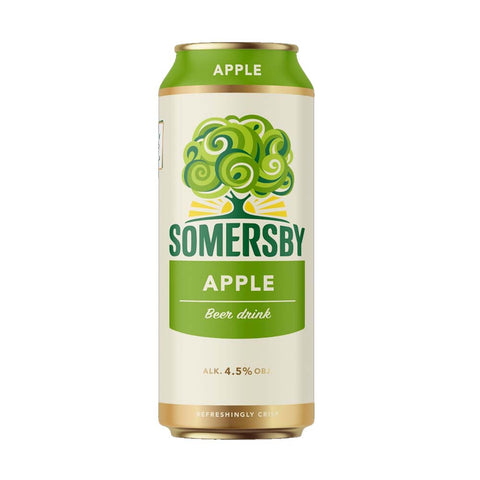Somersby Apple 0,5l mit 4,5% Vol. - Biermischgetränk mit Apfel
