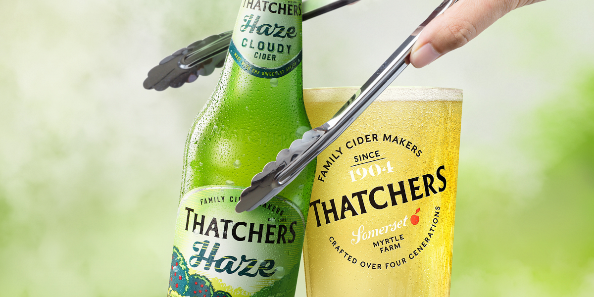 Thatchers Haze 0,5l- Cloudy Somerset Cider  mit 4,5% Vol.